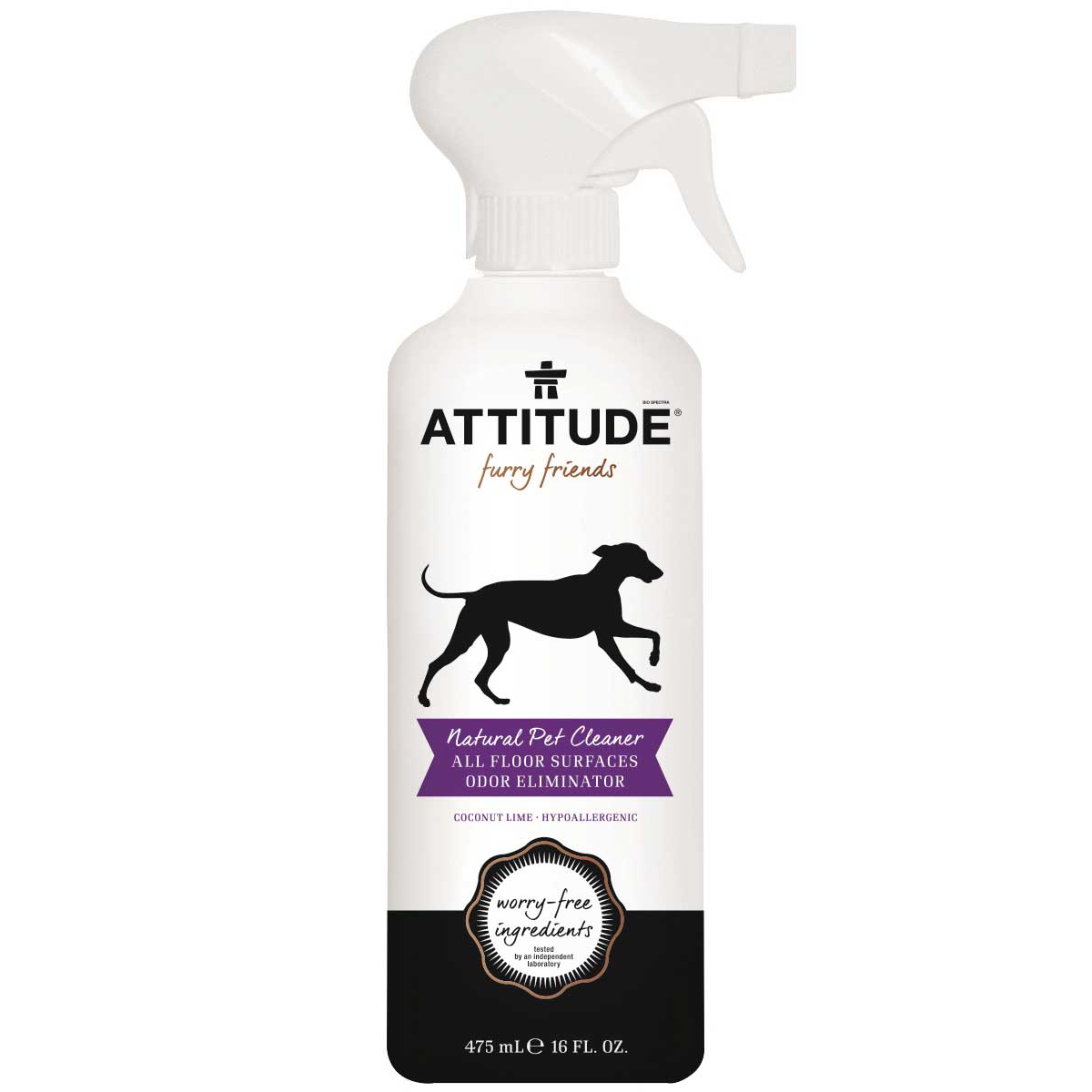 ATTITUDE Quitamanchas y olores para mascotas Furry Friends Coconut-Lime